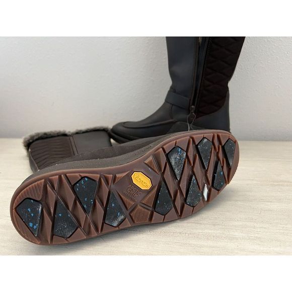 Merrell Women Sz 7 Espresso Tremblant Ezra Tall Waterproof Ice Boots $240 - Picture 9 of 12